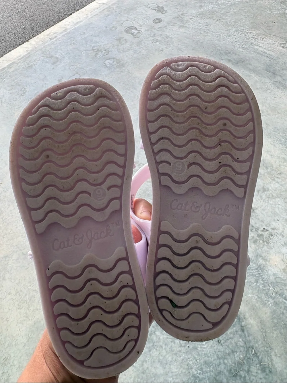 Cat & Jack Toddler Bow Jelly Sandals